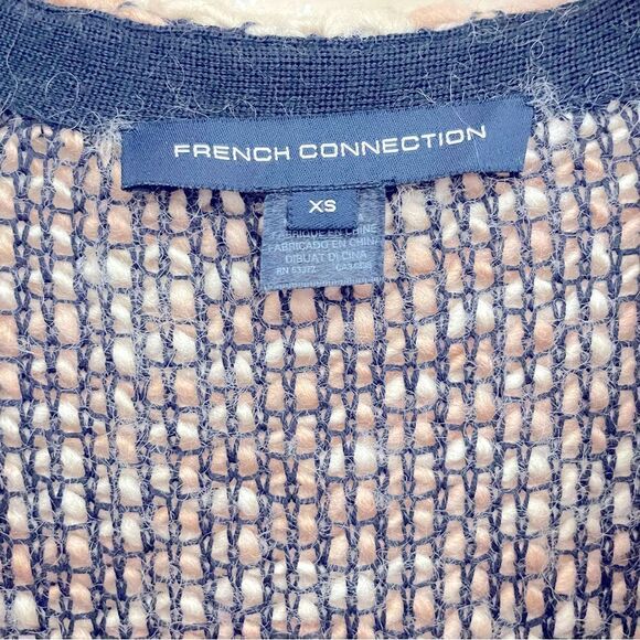 French Connection Oversized Chunky Knit Wool Sweater Coat - Picture 9 of 10
